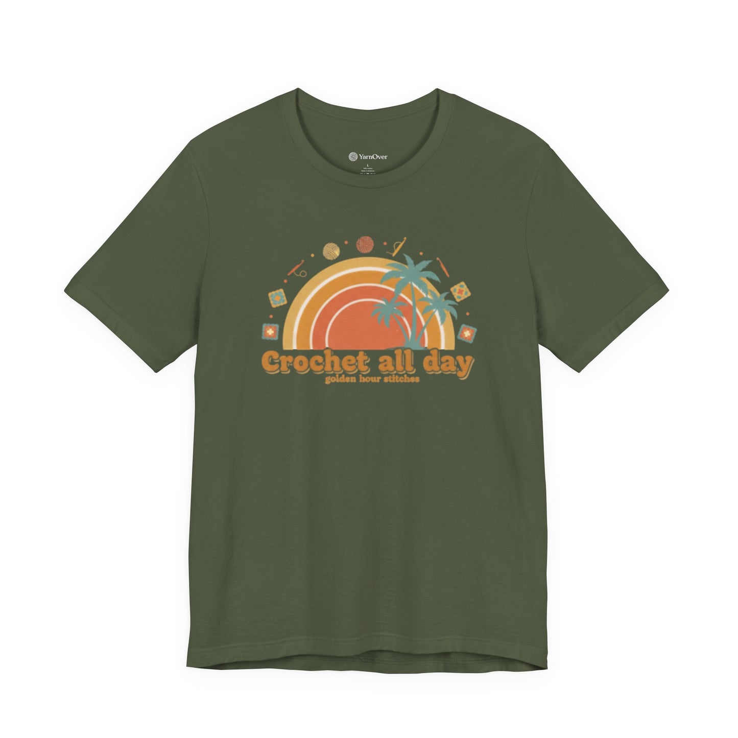 Crochet All Day T-Shirt