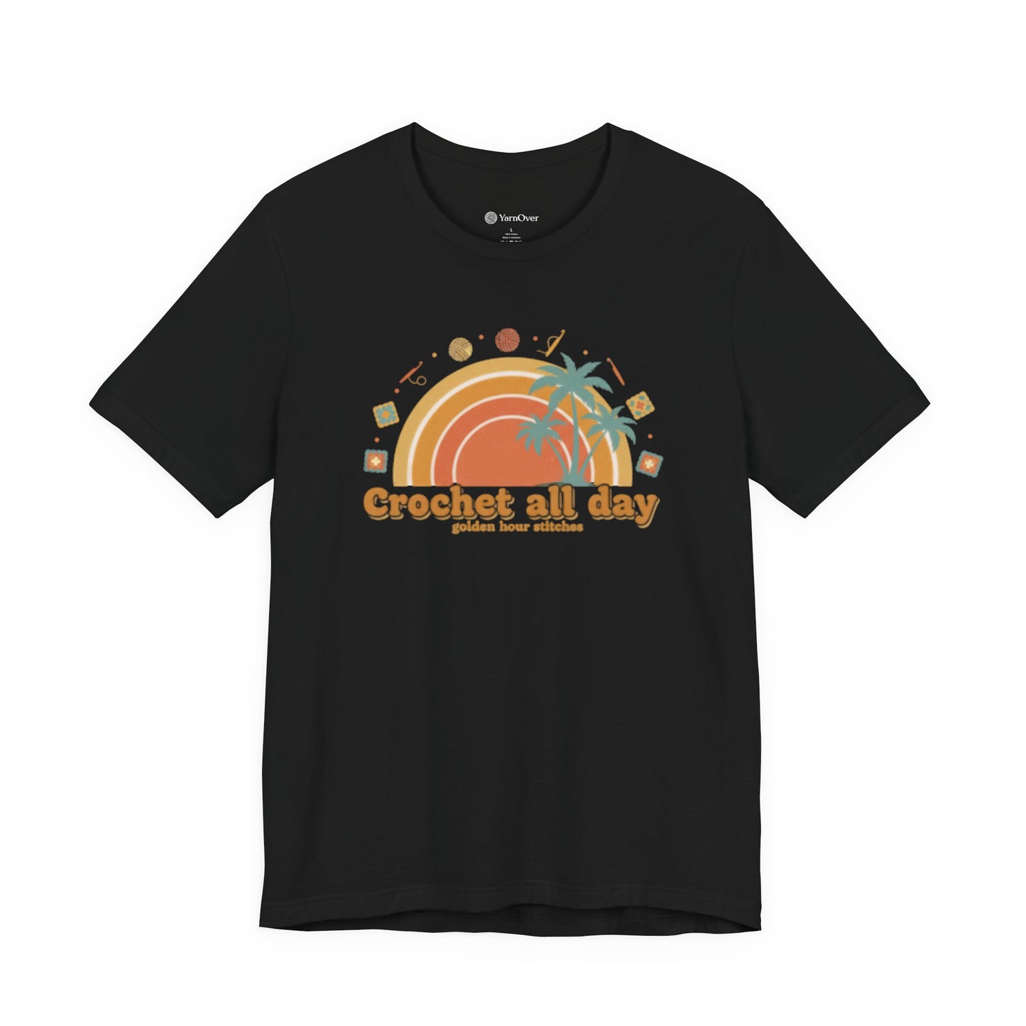 Crochet All Day T-Shirt