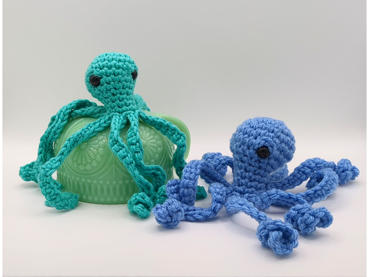 Sandy the Octopus Crochet Pattern - No Sew - Digital Download PDF